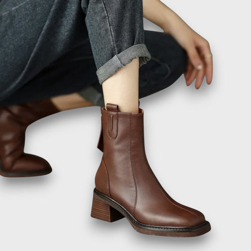 Fien – Classic Leather Ankle Boots