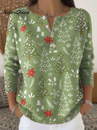 Buttoned Cardigan Sweater