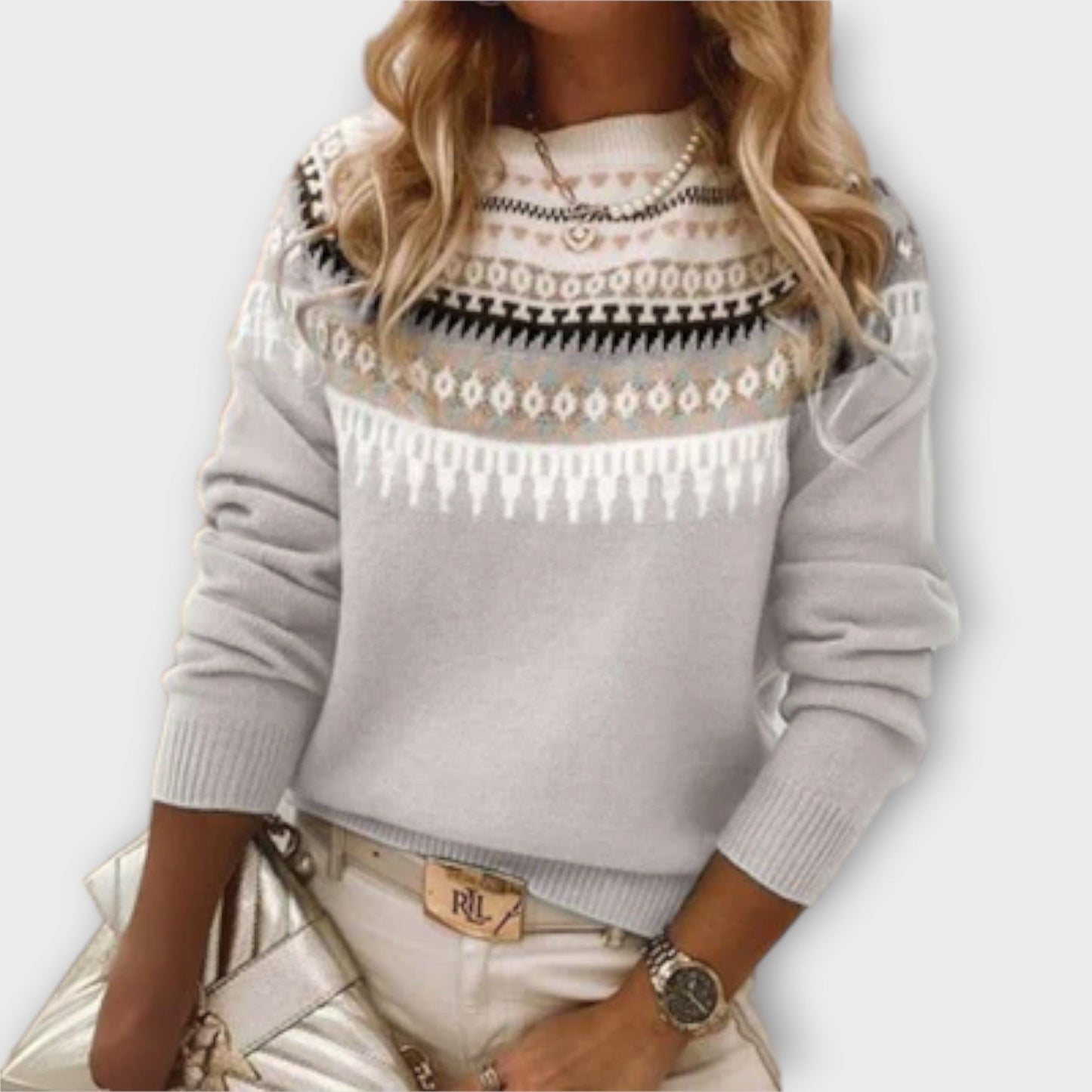 Lena - Cozy and warm knit sweater for everyday life