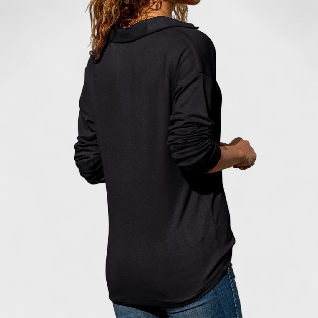 Madonna - Elegant long-sleeved blouse