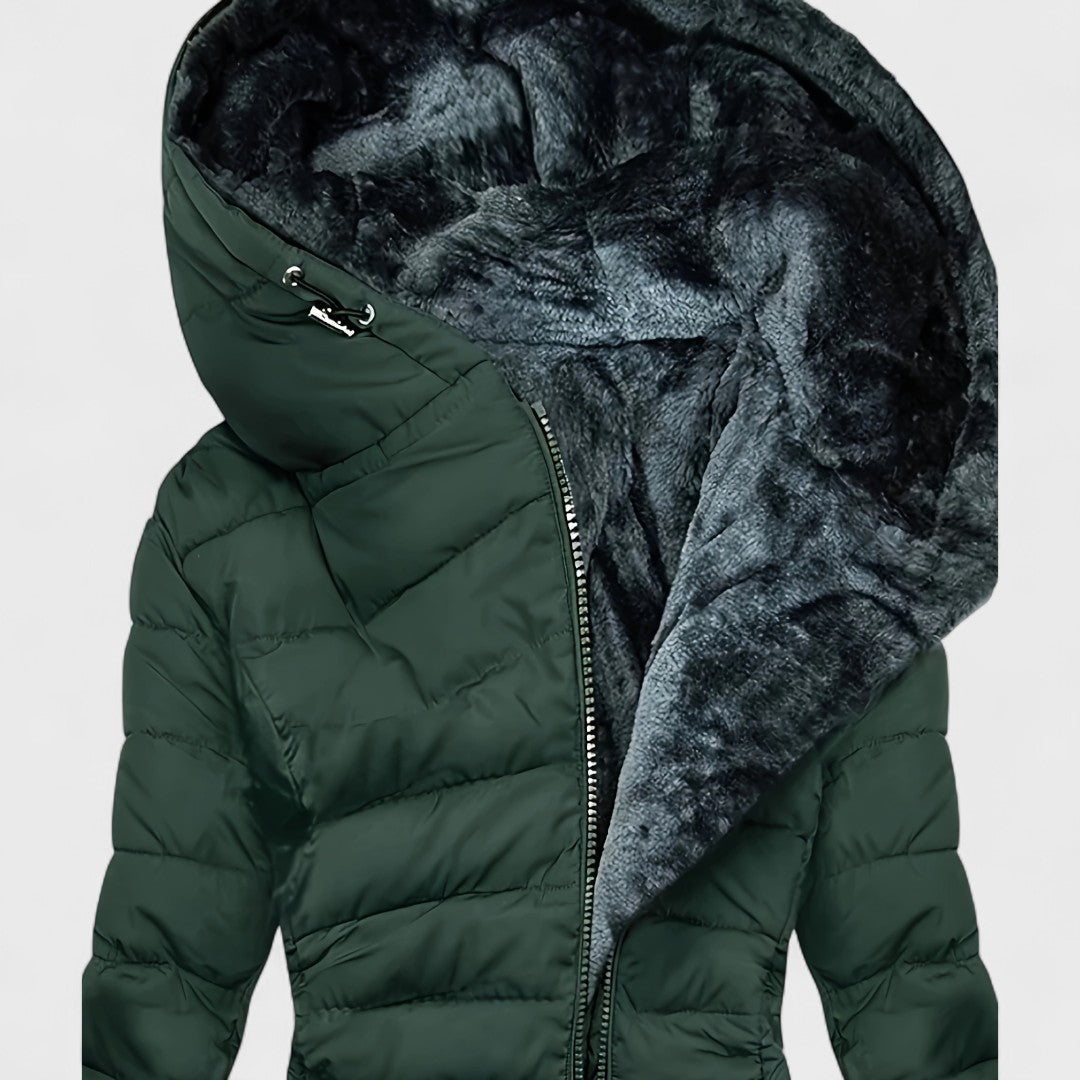 Lora - Lightweight and warm mid-length jacket