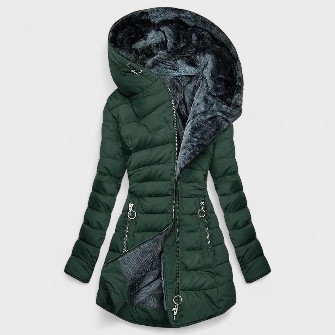Lora - Lightweight and warm mid-length jacket
