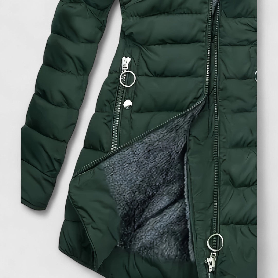 Lora - Lightweight and warm mid-length jacket