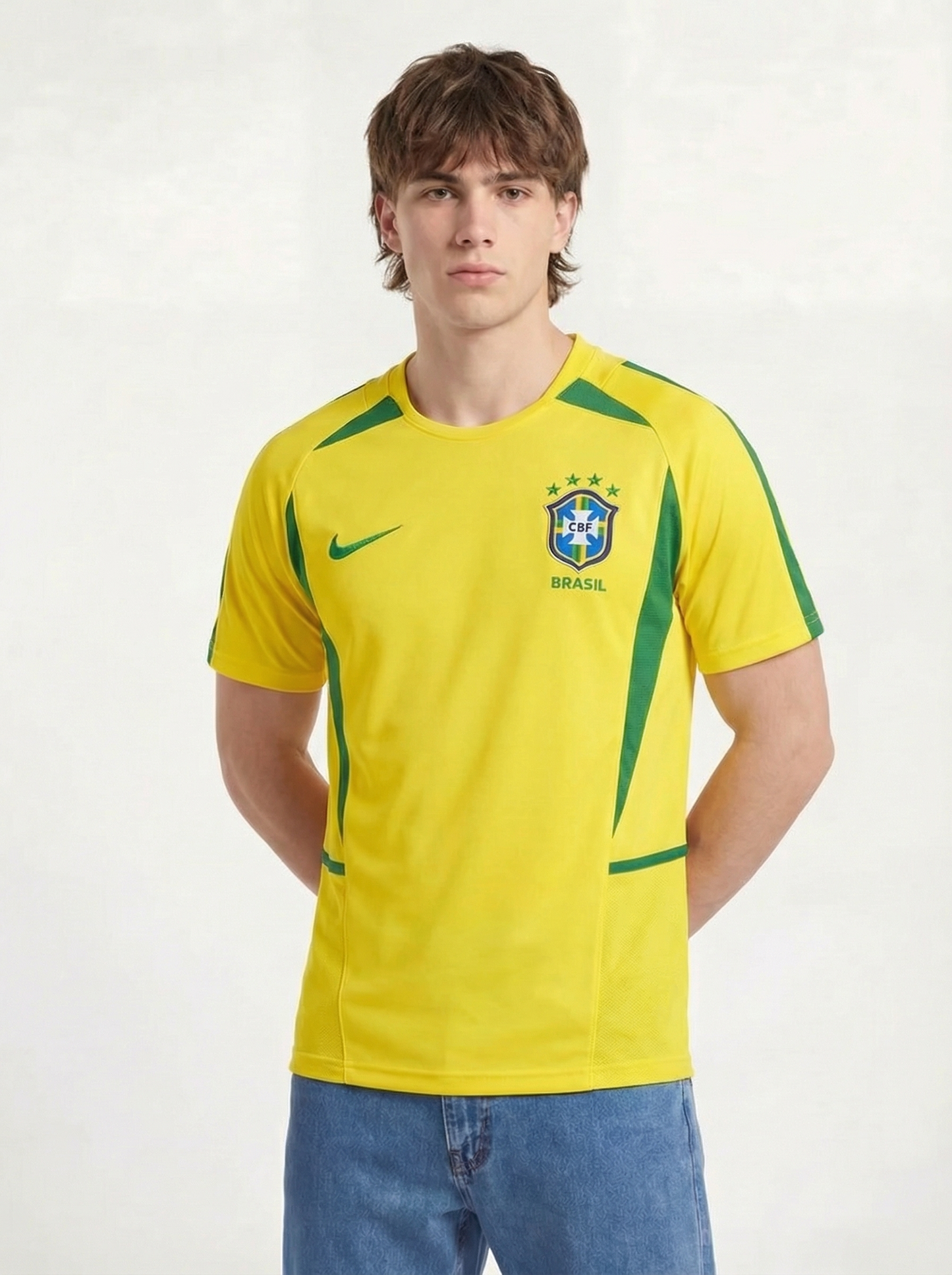 BRAZIL 2002 HOME SHIRT