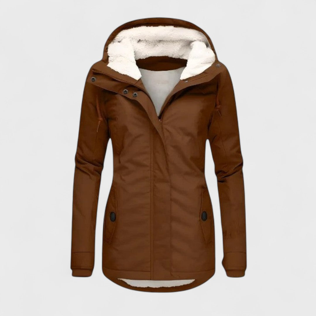 Amélie - Waterproof winter jacket with hood