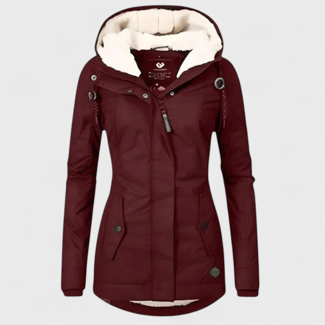 Amélie - Waterproof winter jacket with hood
