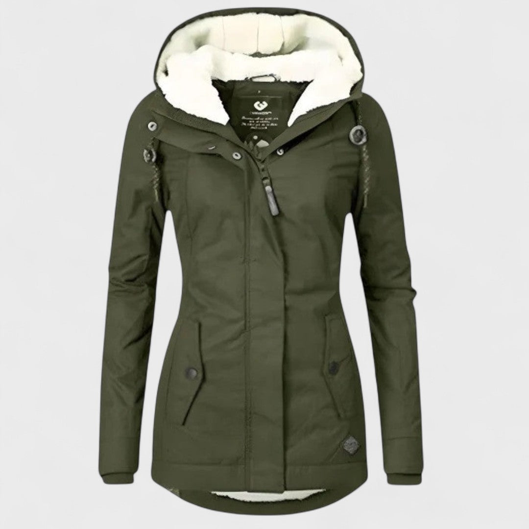 Amélie - Waterproof winter jacket with hood