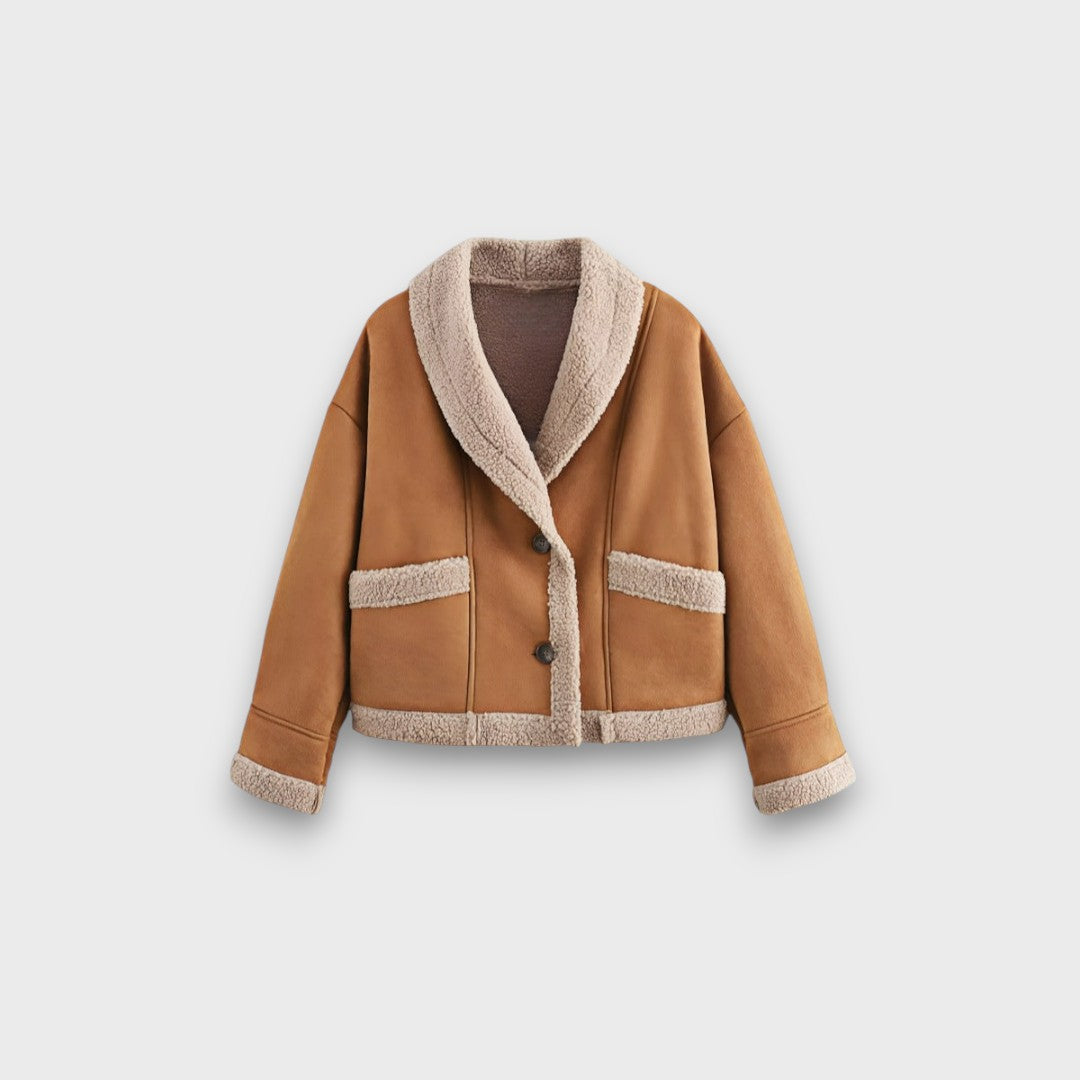 Gina – Warm jacket with plush lining