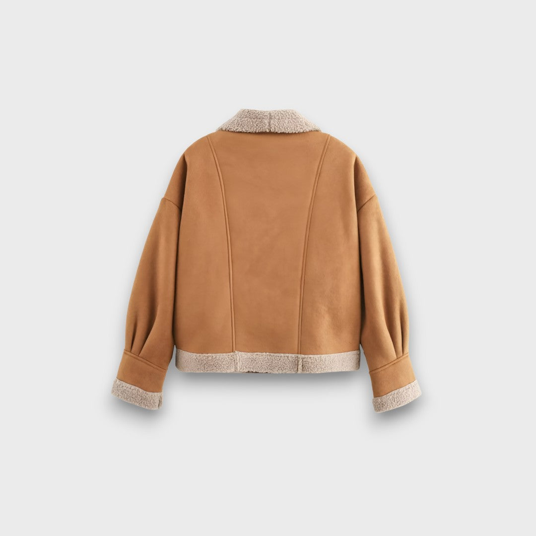 Gina – Warm jacket with plush lining
