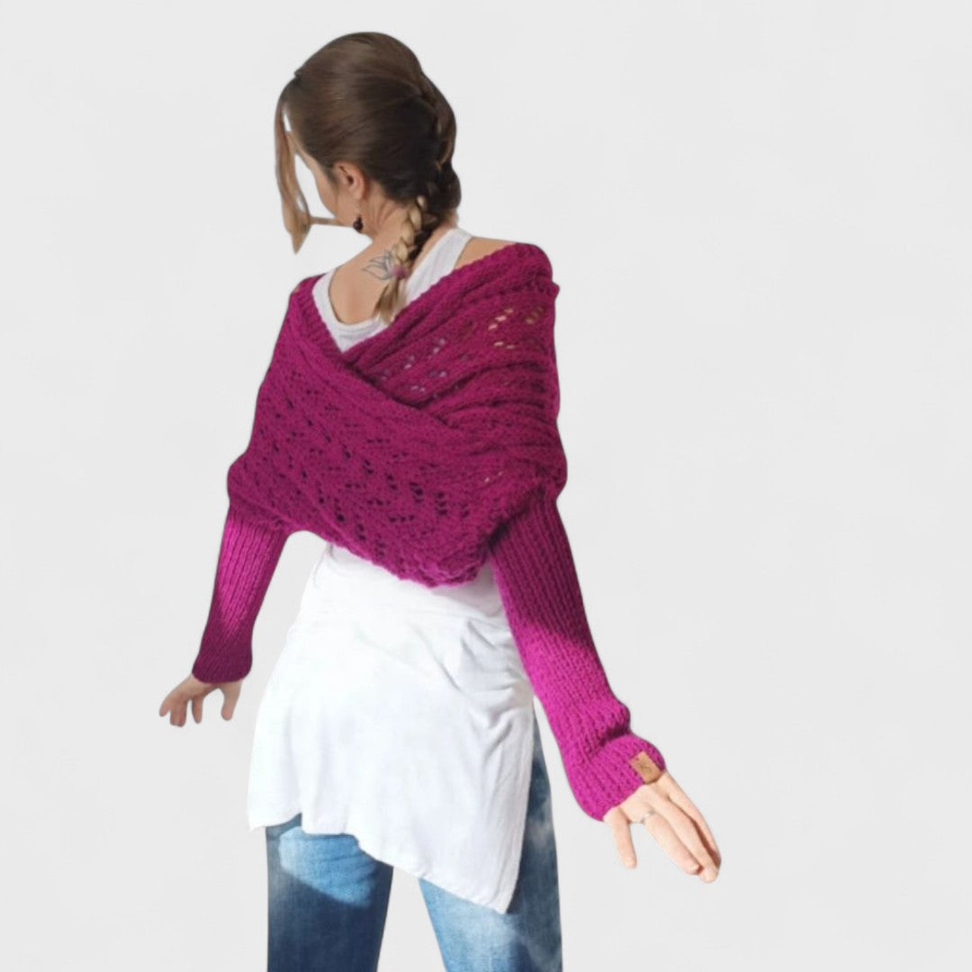 Celeste - Elegant scarf sweater
