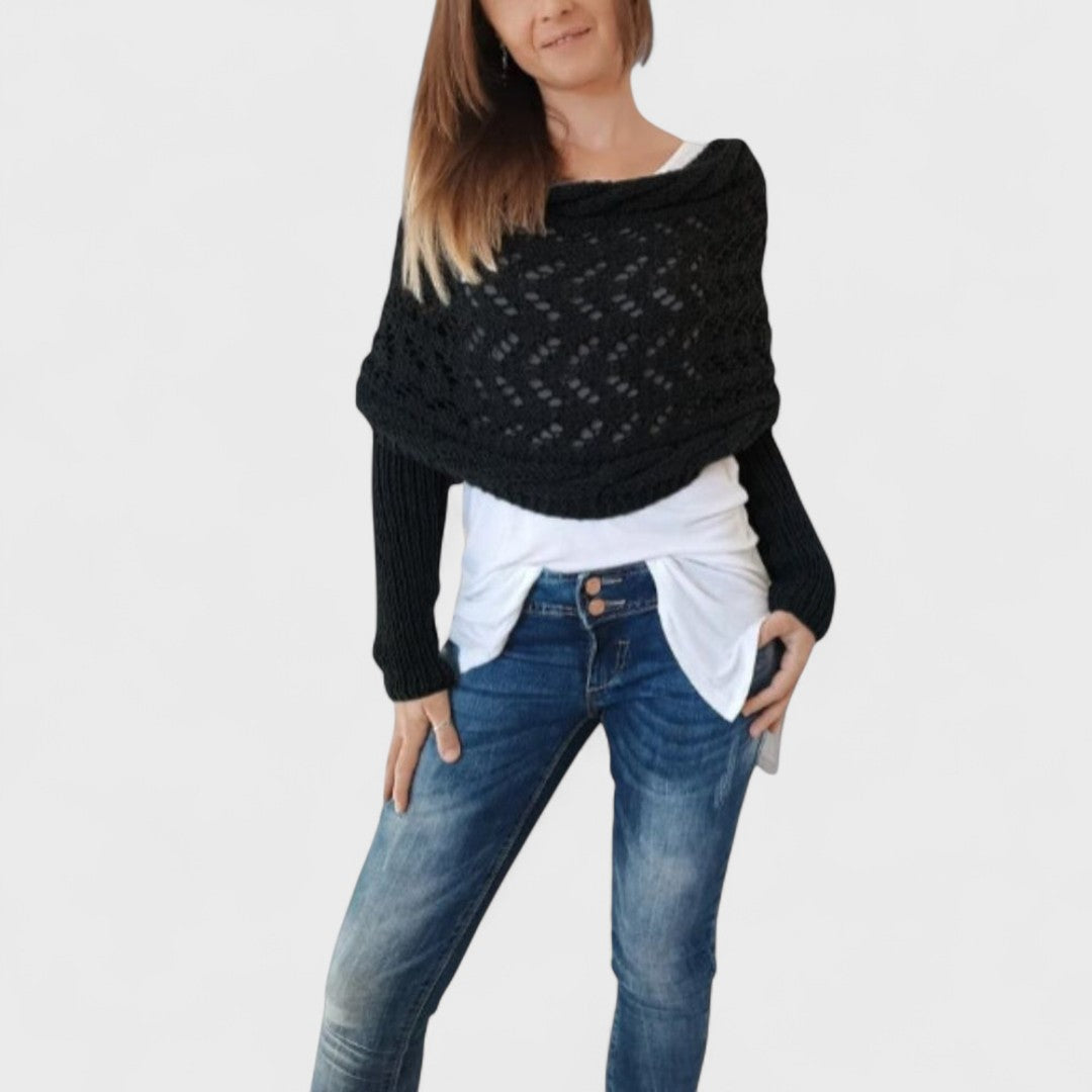 Celeste - Elegant scarf sweater