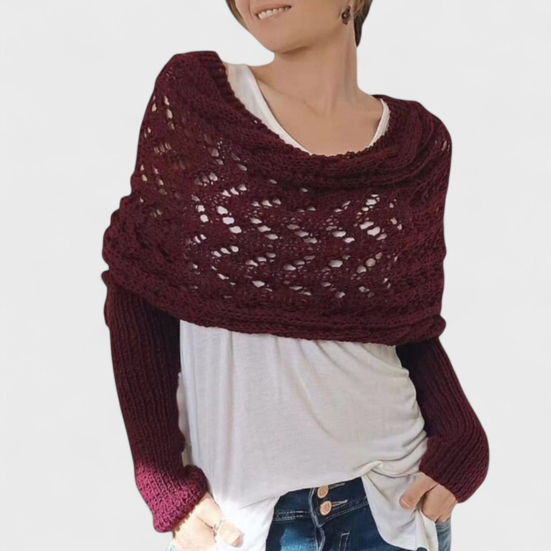 Celeste - Elegant scarf sweater