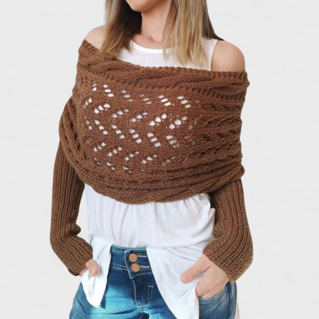 Celeste - Elegant scarf sweater