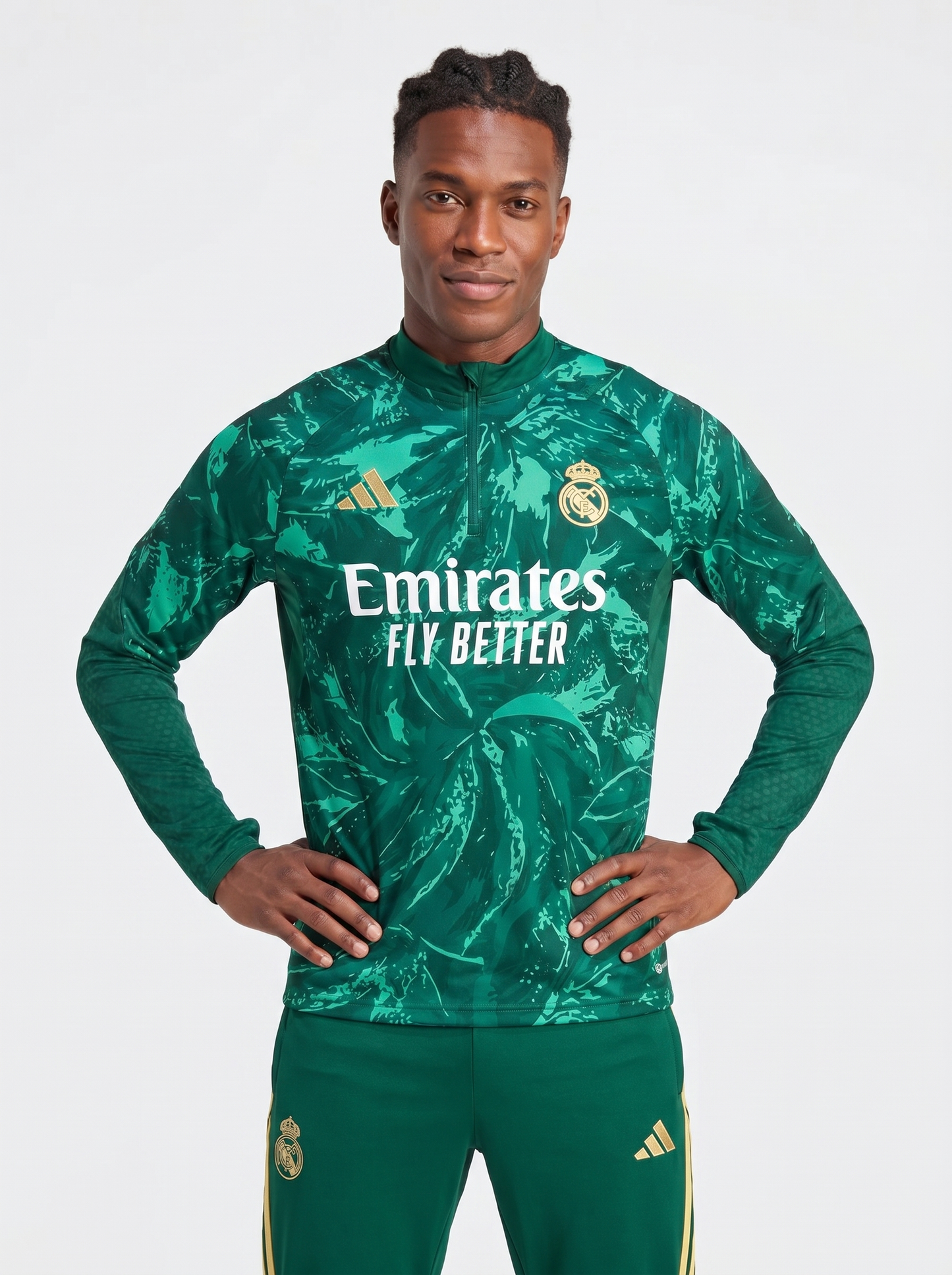 REAL MADRID SPECIAL EDITION GREEN TRACKSUIT
