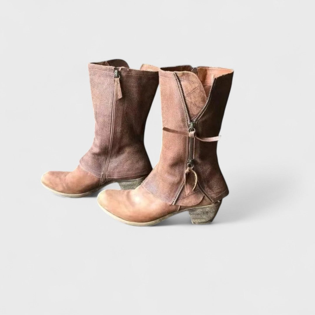 Alma - Mid-calf vintage boots