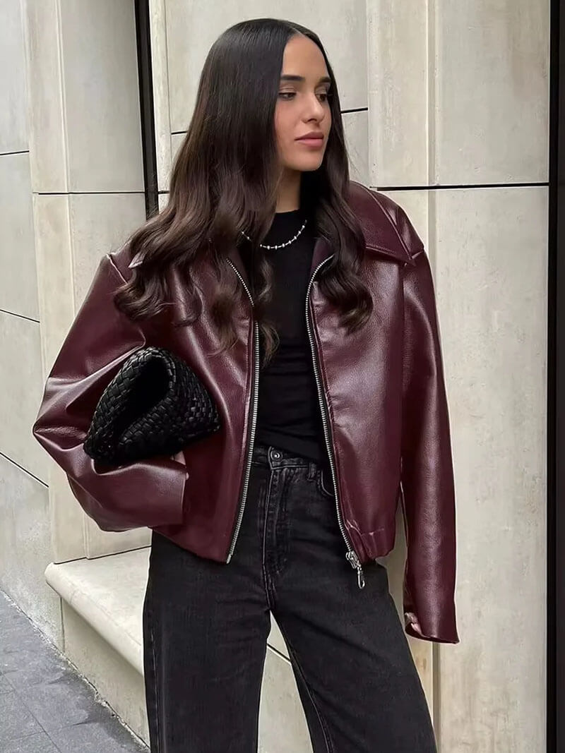 Romy - leather jacket