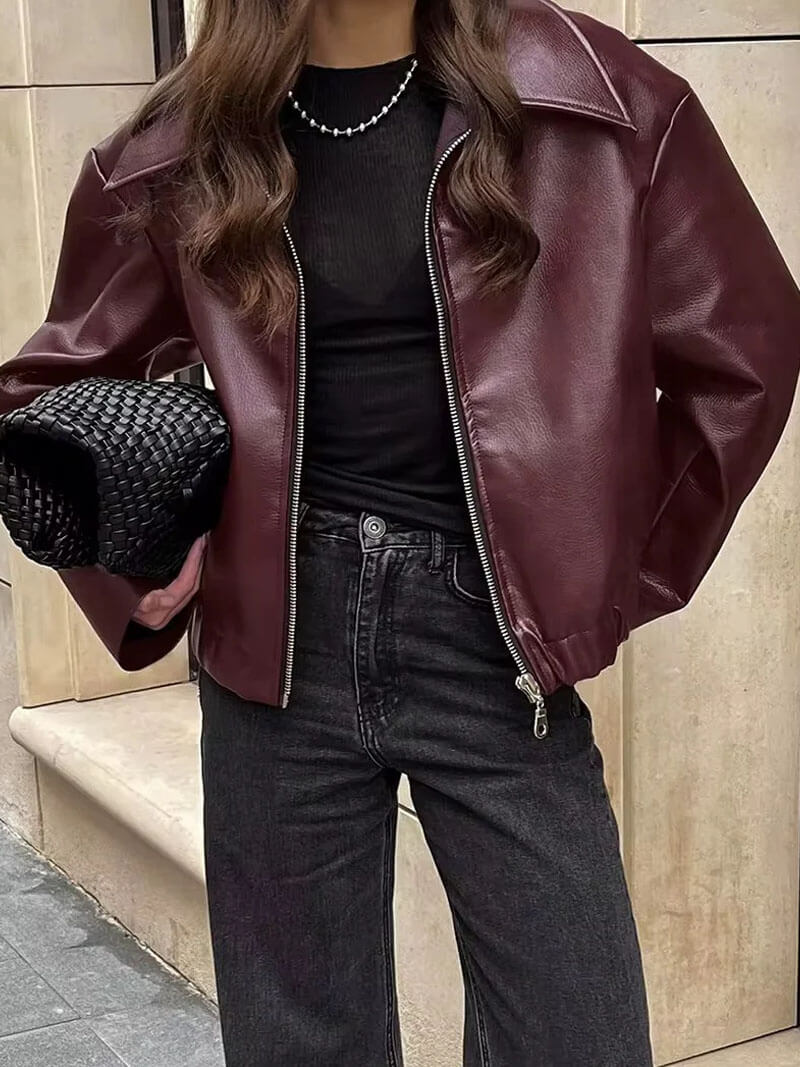 Romy - leather jacket