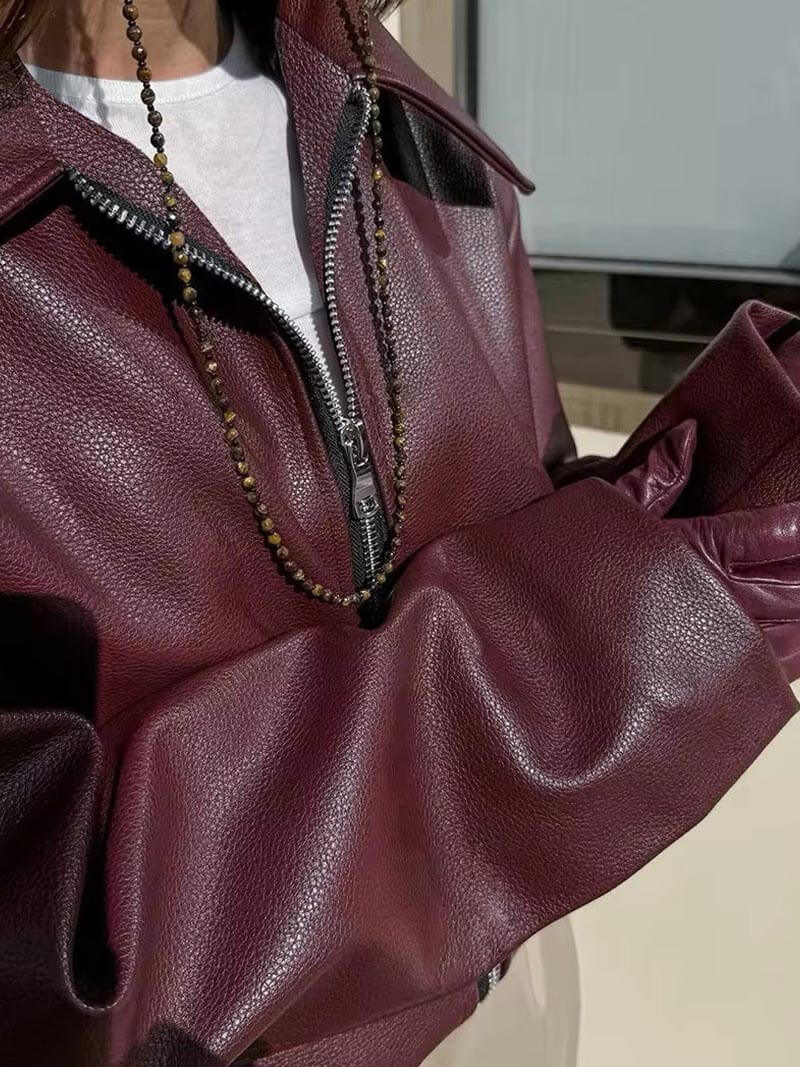Romy - leather jacket