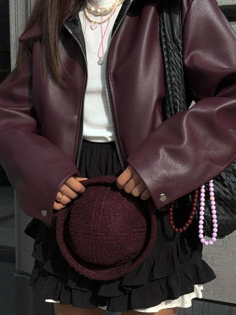 Romy - leather jacket
