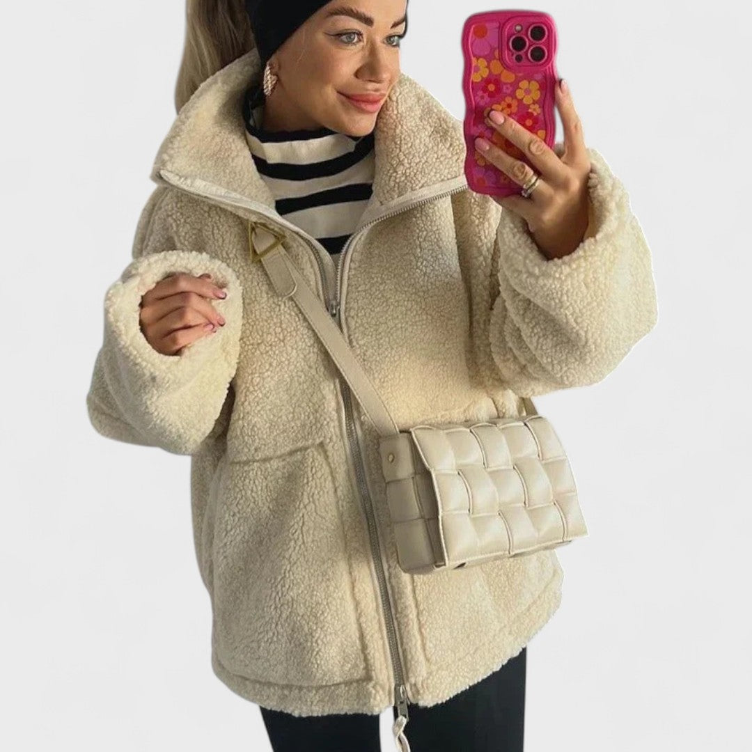 Kaja - Soft plush coat