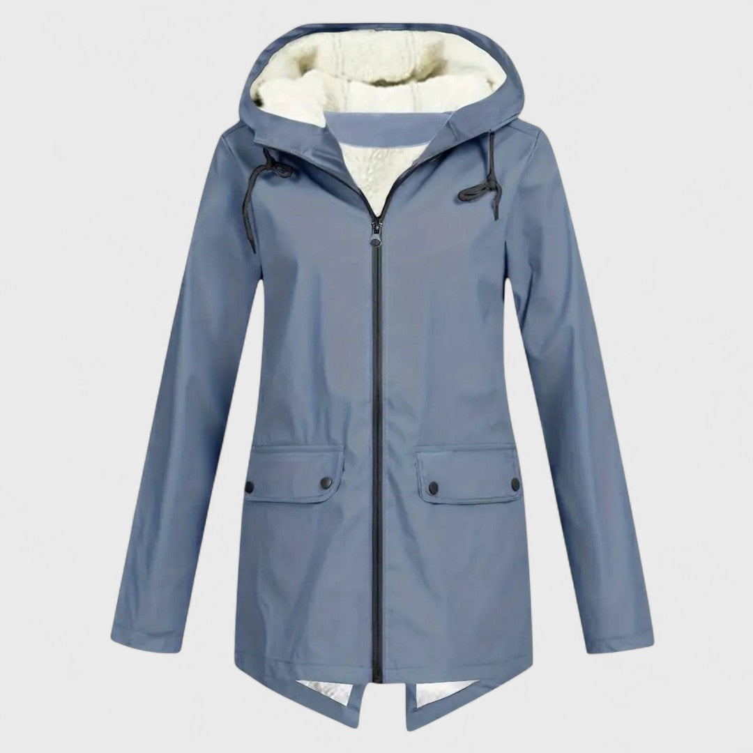 Astrid - Fleece-lined rain parka
