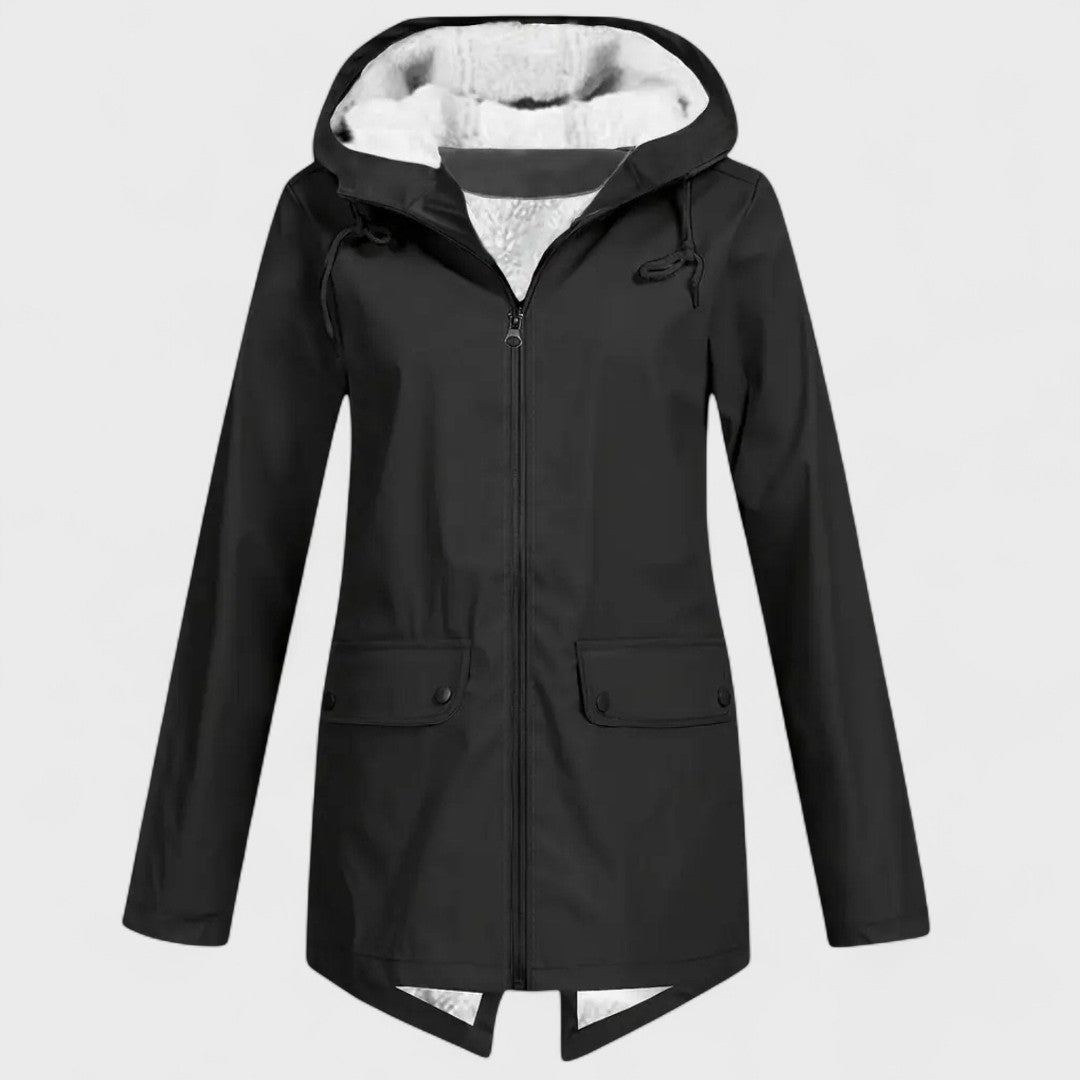 Astrid - Fleece-lined rain parka