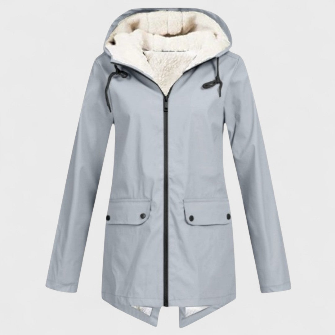 Astrid - Fleece-lined rain parka