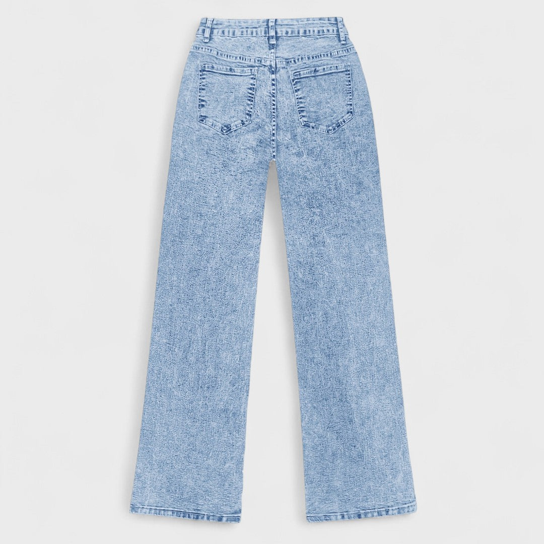 Mara - Women's Wide Leg Straight Leg Jeans