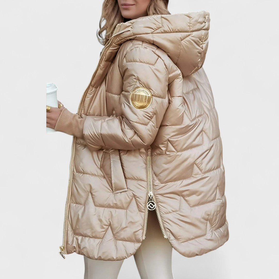 Nolwen - Elegant winter coat with hood