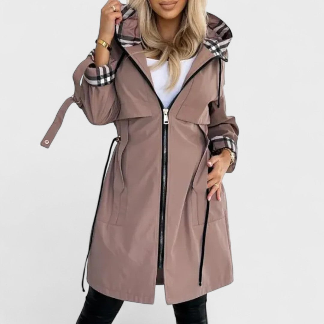 Orla - Waterproof and windproof coat with zip