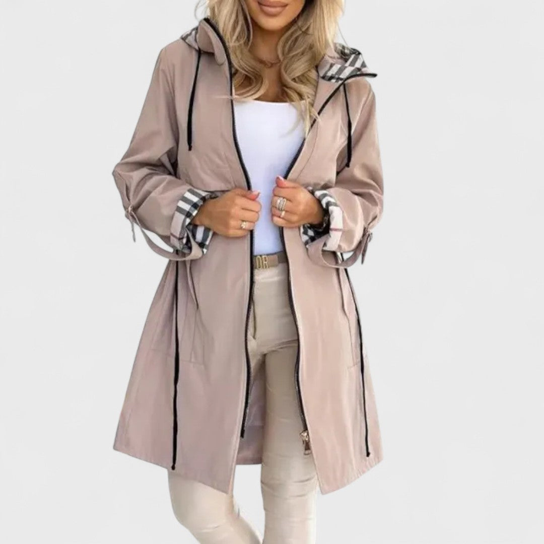 Orla - Waterproof and windproof coat with zip