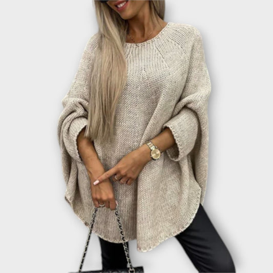 Isabelle - Elegant Women's Round Neck Sweater