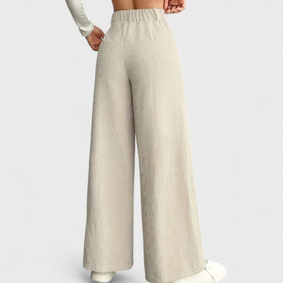 Rida - Women's High-Waisted Wide-Leg Pants
