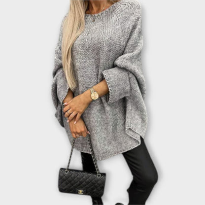 Isabelle - Elegant Women's Round Neck Sweater