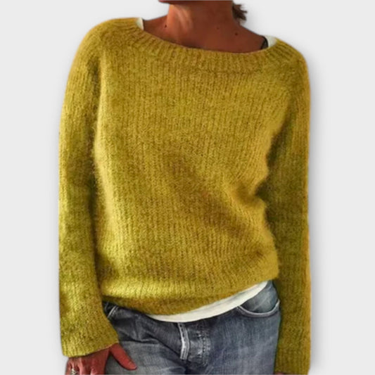 Queens – Solid Color Knit Sweater