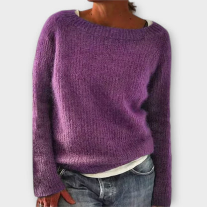 Queens – Solid Color Knit Sweater