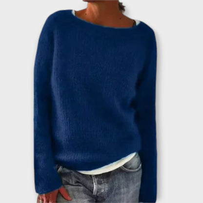 Queens – Solid Color Knit Sweater