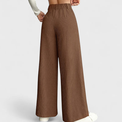 Rida - Women's High-Waisted Wide-Leg Pants