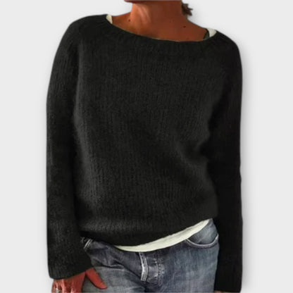 Queens – Solid Color Knit Sweater