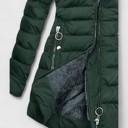 Lora - Lightweight and warm mid-length jacket