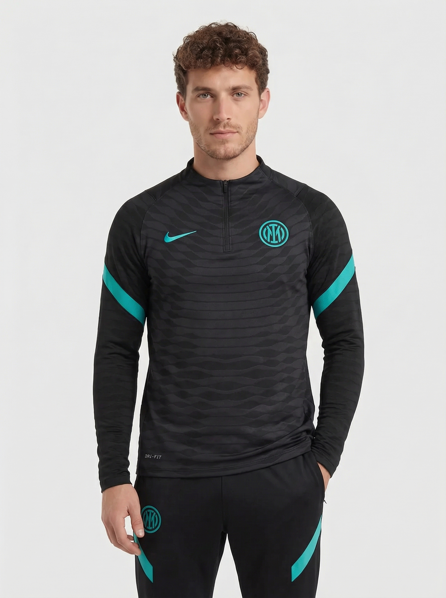 INTER MILAN BLACK AND BLUE TRACKSUIT
