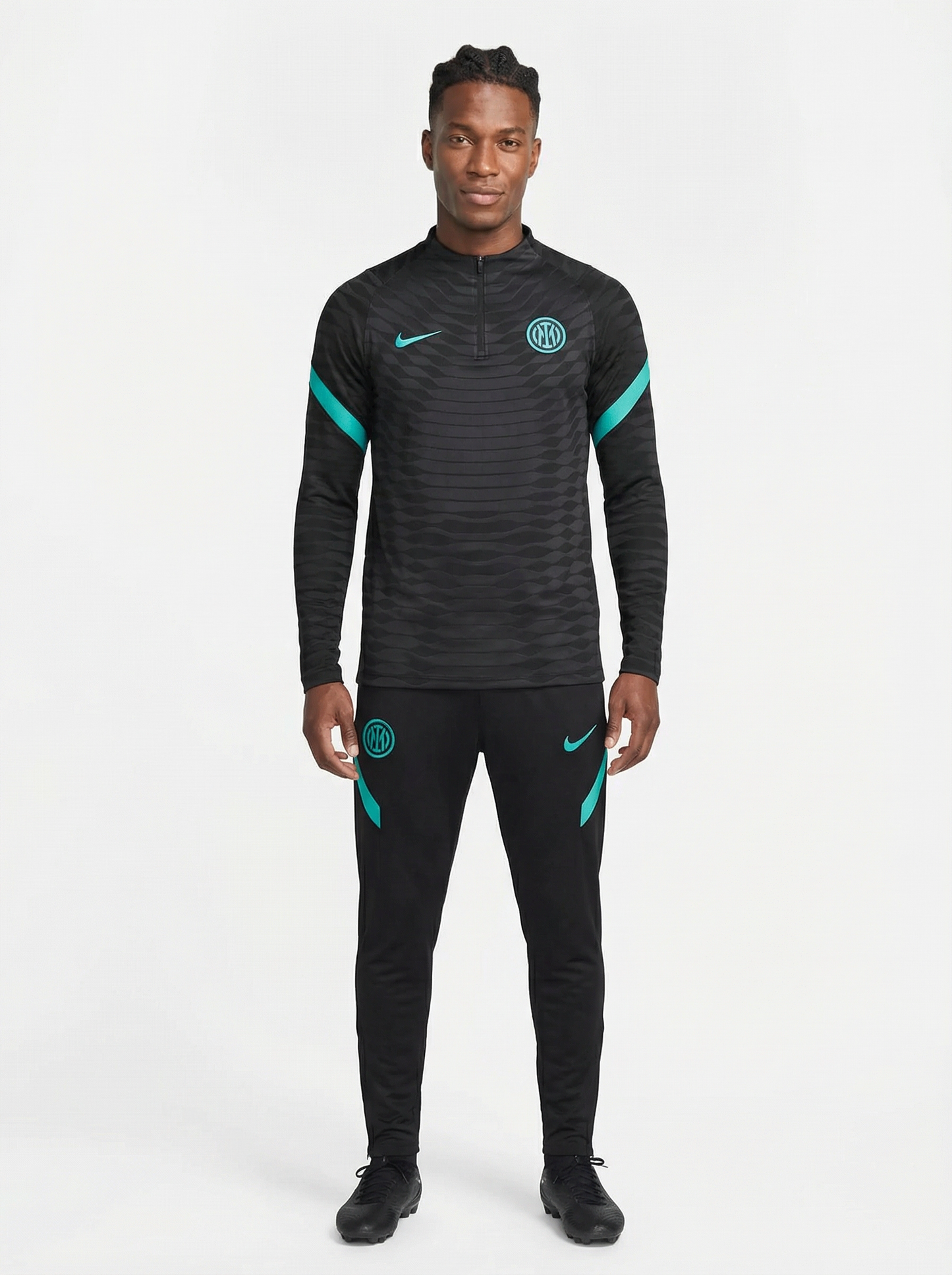 INTER MILAN BLACK AND BLUE TRACKSUIT