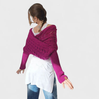 Celeste - Elegant scarf sweater
