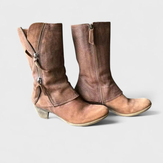 Alma - Mid-calf vintage boots