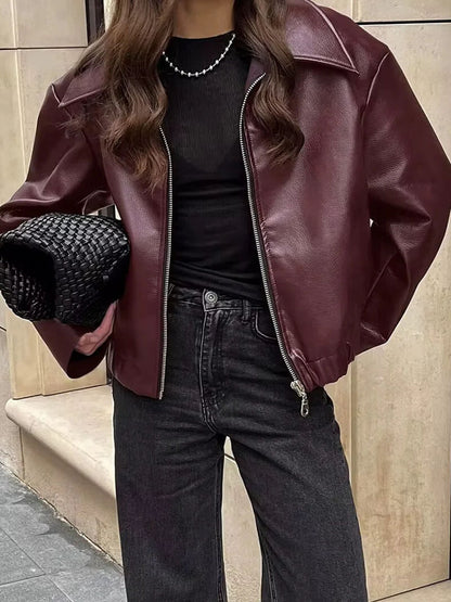 Romy - leather jacket