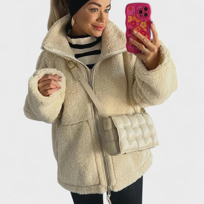 Kaja - Soft plush coat