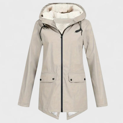 Astrid - Fleece-lined rain parka