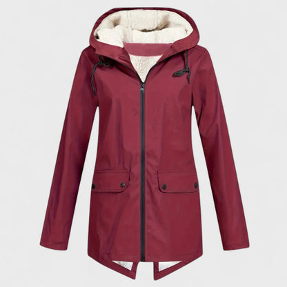 Astrid - Fleece-lined rain parka