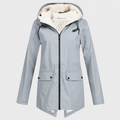 Astrid - Fleece-lined rain parka