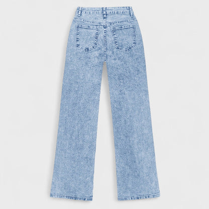 Mara - Women's Wide Leg Straight Leg Jeans